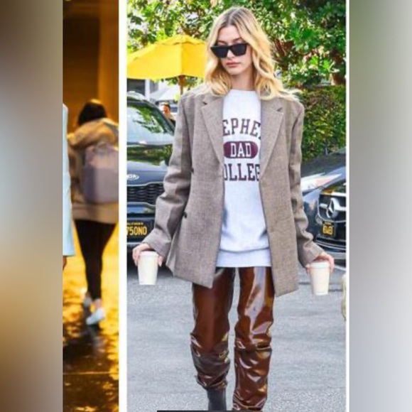 Blazer, 100% virgin Wool, Canadian made, Grey Pinstripe, - Picture 14 of 16